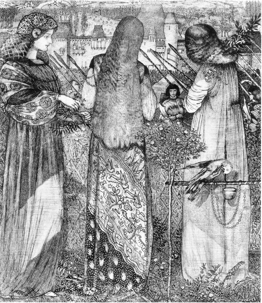 En route pour la bataille - Edward Burne-Jones