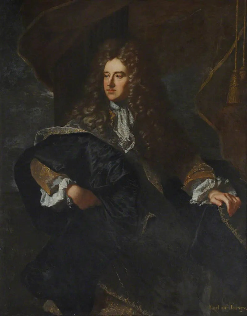 エドワード・ヴィリエ（1655–1711）、ジャージー伯爵、王室騎士長兼外交官 - ヒアシント・リゴー