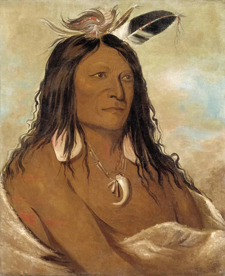 イーシャコーニー、弓と矢筒、部族の長 - ジョージ・キャトリン

Source:
Eé-shah-kó-nee, Arc et carquois, Premier chef de la tribu - George Catlin