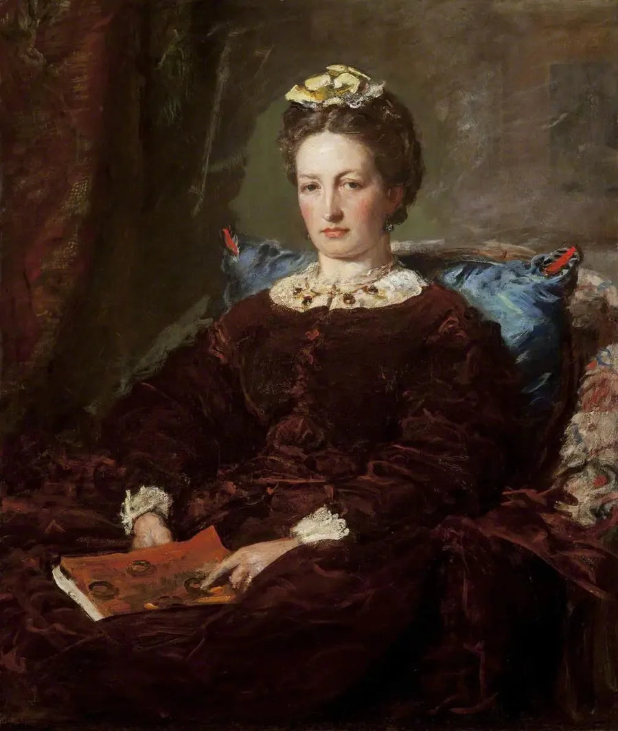 エフィ・ミレイ、旧姓グレイ（1828-1897） - ジョン・エヴァレット・ミレイ

Source:
Effie Millais, née Gray (1828-1897) - John Everett Millais