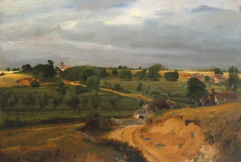 ブライトウェルの教会と村 - ジョン・コンスタブル

Source:
Église et village de Brightwell - John Constable