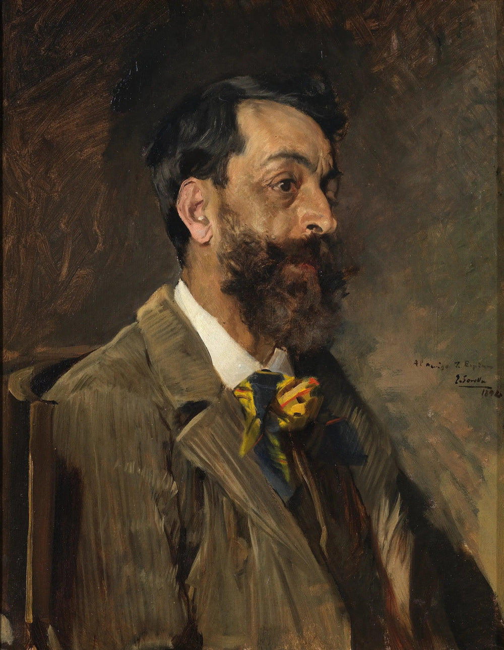 El pintor Juan Espina y Capo - Joaquín Sorolla image 1 reproduction réalisée par Alpha Reproduction