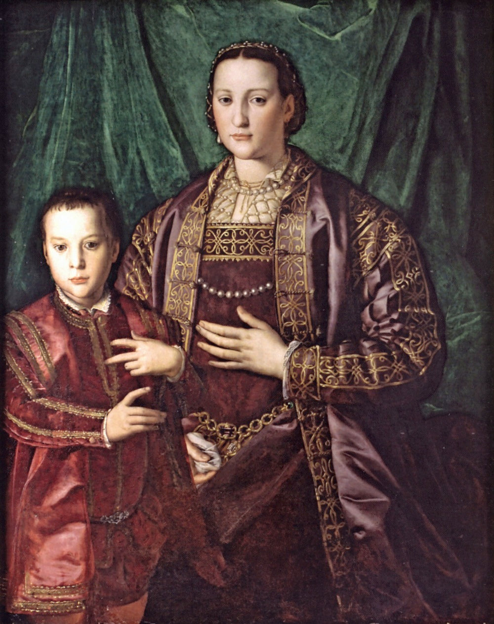 Eleonora di Toledo avec son fils Francesco - Bronzino - Alpha Reproduction