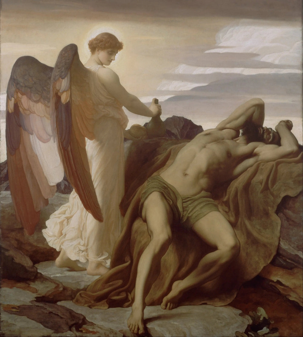 Élie dans le désert - Frederic Leighton image 1 reproduction réalisée par Alpha Reproduction