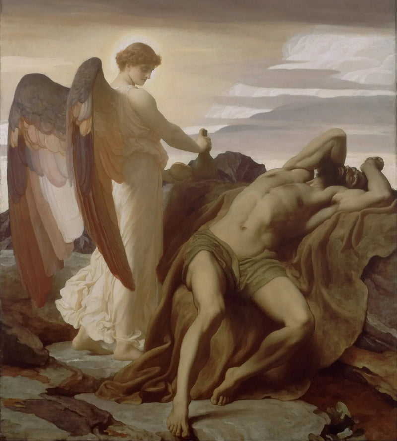 エリー・ダン・ル・デザール - フレデリック・レイトン

Source:
Élie dans le désert - Frederic Leighton