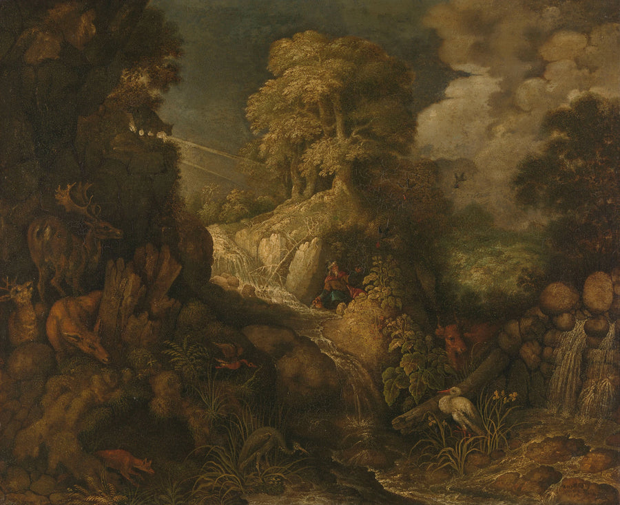 Élie nourri par les corbeaux - Roelant Savery