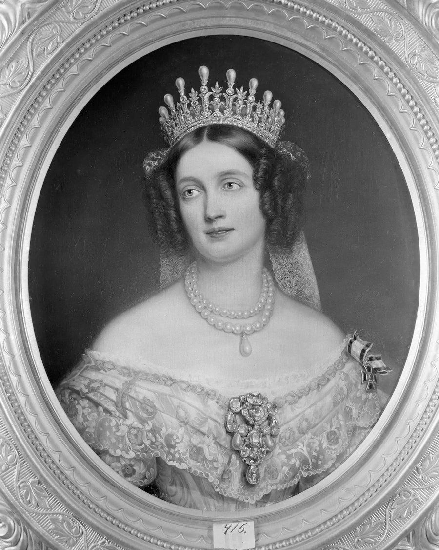 エリザベート（1801-1873）、プルーセンの母、バイエルンのプリンセス、フレドリック・ヴィルヘルム4世の創設者 - ジョセフ・カール・スティーラー