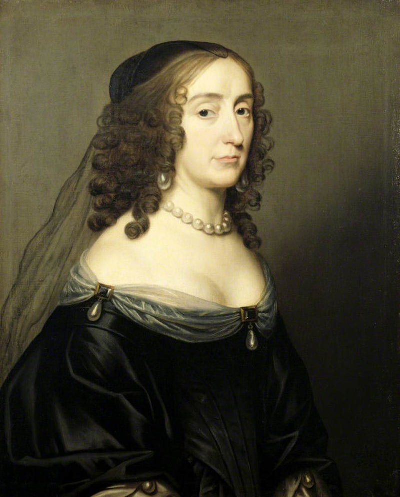 エリザベス・シュタウアー、ボヘミアの女王、「冬の女王」 (1596-1662) - Gerrit van Honthorst