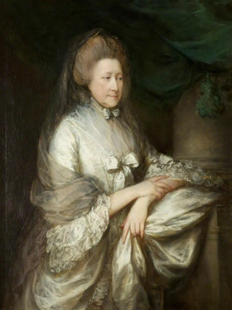 エリザベス・フォークストン子爵夫人（1711–1782） - トマス・ゲインズバラ