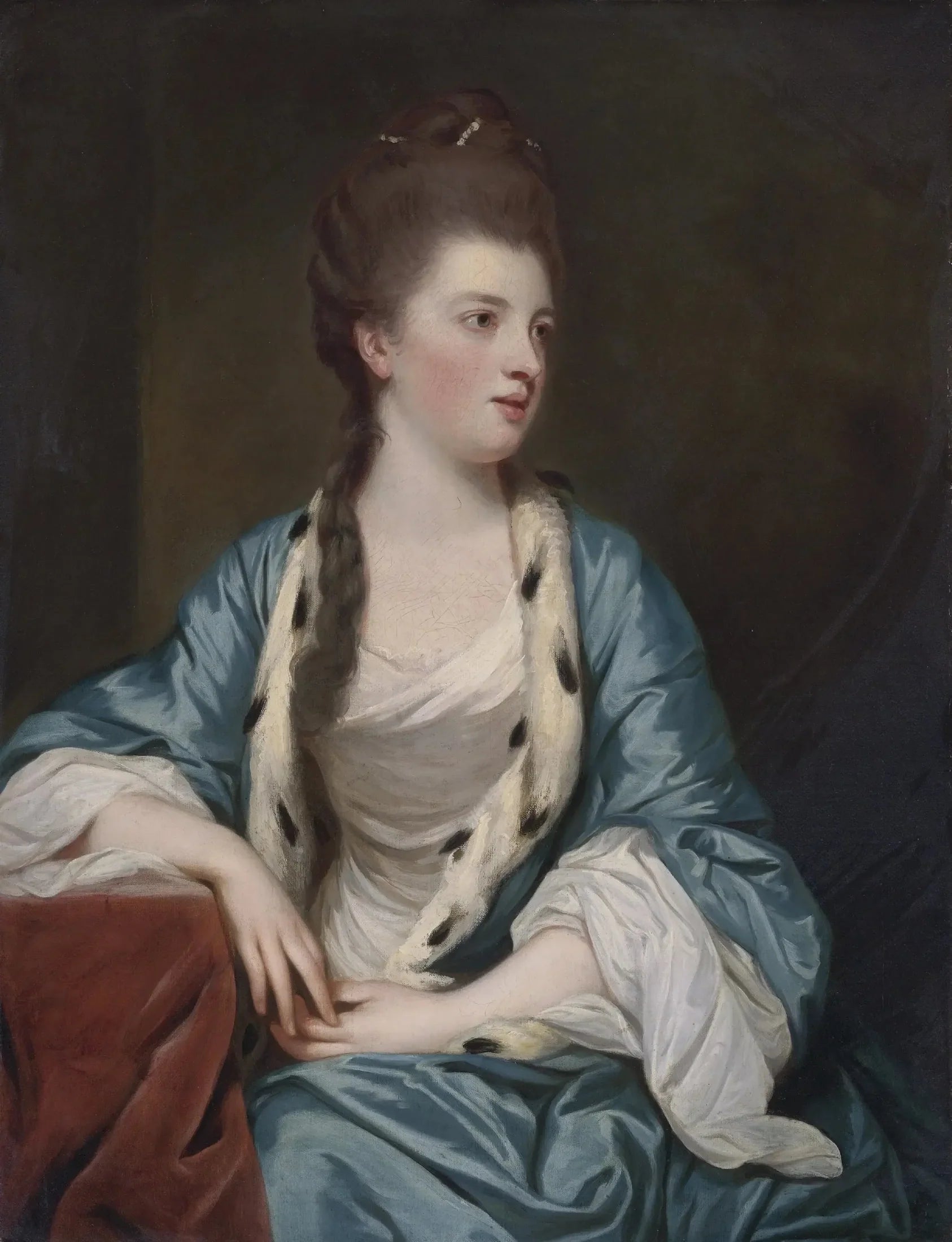 Elizabeth Kerr, marquise de Lothian - Joshua Reynolds image 1 reproduction artisanale de tableau