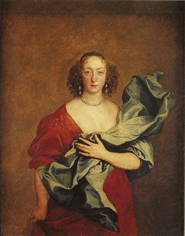 エリザベス（旧姓ブリッジズ）、キャッスルヘイヴン伯爵夫人（1619-1678） - アントワーヌ・ヴァン・ダイク

Source:
Elizabeth (née Brydges), comtesse de Castlehaven (1619-1678) - Antoine van Dyck