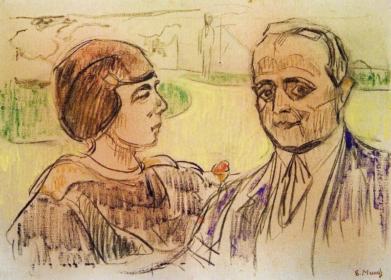 エルサとカート・グラザー - エドヴァルド・ムンク