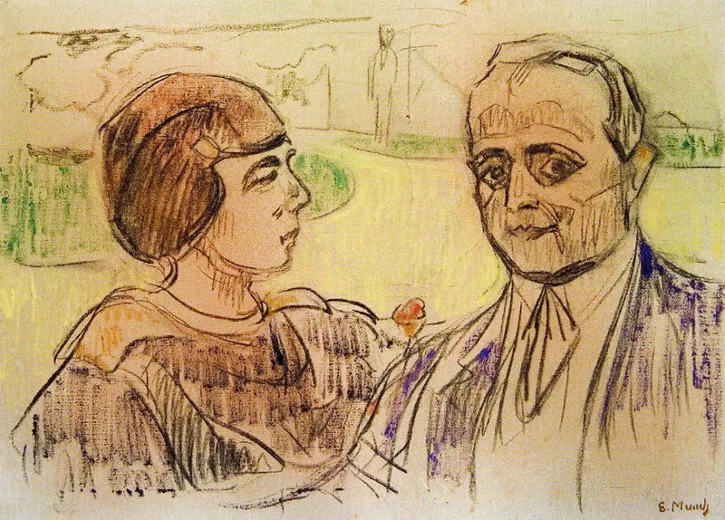 エルサとカート・グラザー - エドヴァルド・ムンク