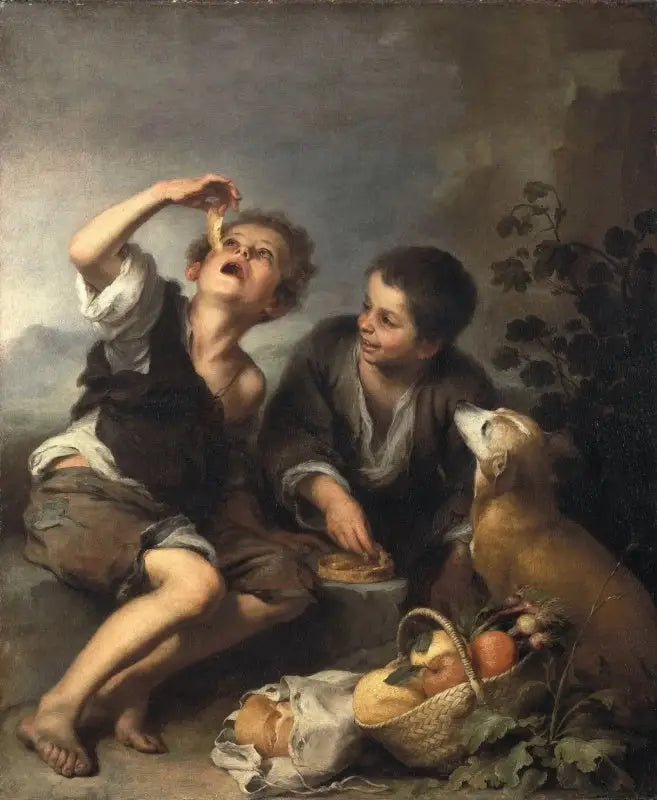 子供たちがケーキを食べている - バルトロメ・エステバン・ムリリョ

Source:
Enfants mangeant un gâteau - Bartolomé Esteban Murillo