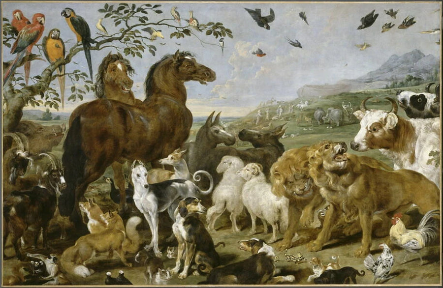 L'Entrée des animaux dans l'arche de Noé - Paul de Vos