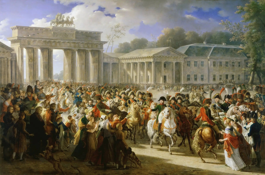 ベルリンのナポレオン1世の入城、1806年10月27日 - シャルル・メニエール

Source:
Entrée de Napoléon Ier à Berlin, 27 octobre 1806 - Charles Meynier
