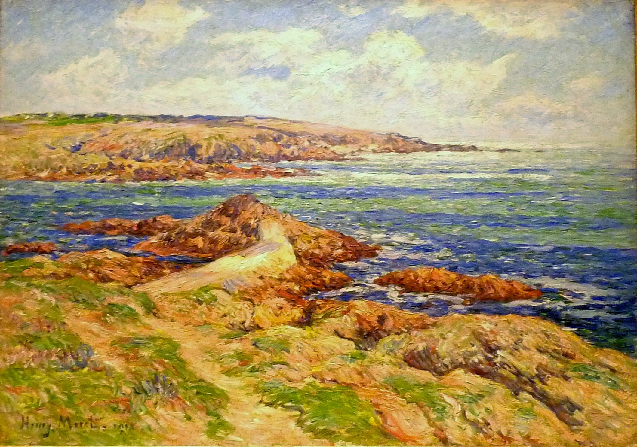 Entrée du port de Doëlan - Henry Moret image 1 reproduction artisanale de tableau