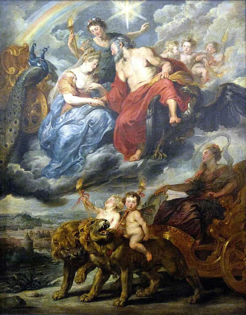 ルイ王とマリー・ド・メディシスのリヨンでの会見 1600年11月9日 - ピーテル・パウル・ルーベンス