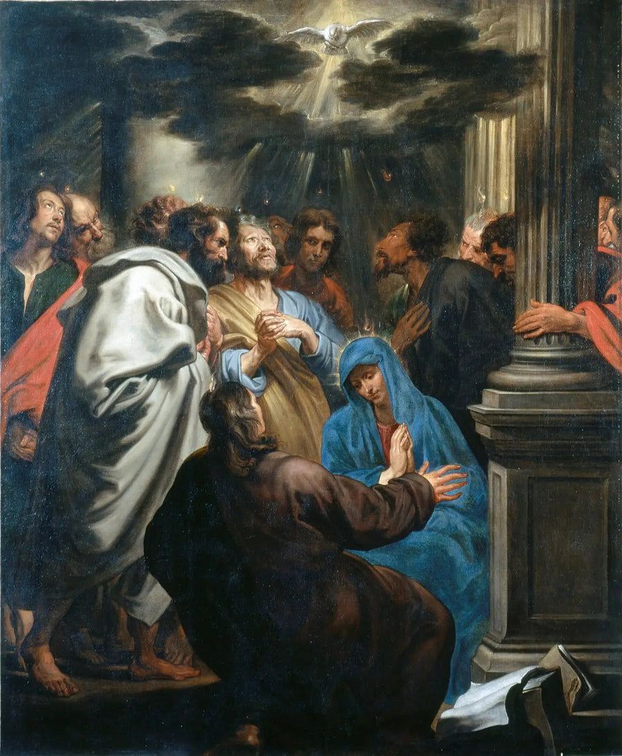 聖霊の注ぎ（ペンテコステ） - アントワーヌ・ヴァン・ダイク

Source:
Épanchement du Saint-Esprit (Pentecôte) - Antoine van Dyck