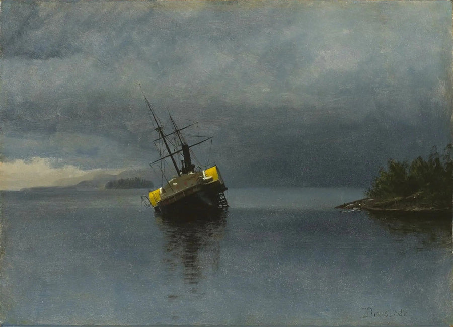 アラスカのロリング湾のアンコンの難破船 - アルバート・ビアシュタット

Source:
Épave de l'Ancon dans la baie de Loring, en Alaska - Albert Bierstadt