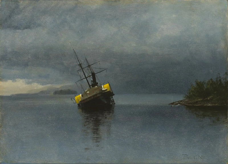 アラスカのロリング湾のアンコンの難破船 - アルバート・ビアシュタット

Source:
Épave de l'Ancon dans la baie de Loring, en Alaska - Albert Bierstadt