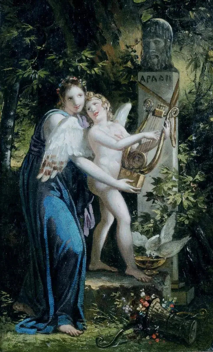 エラトと愛 - シャルル・メニエール

Source:
Érato et l'Amour - Charles Meynier