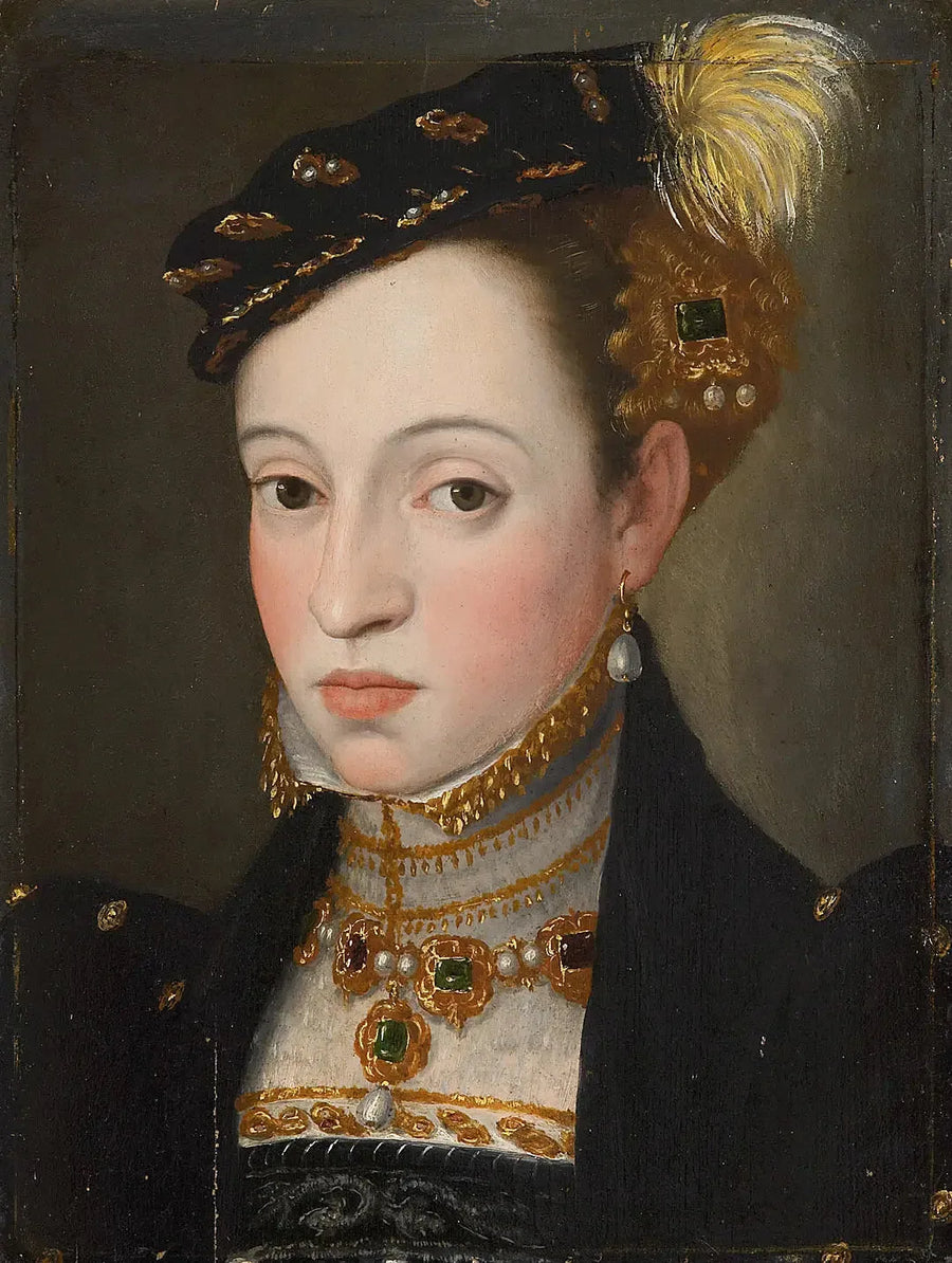 マグダレナ公爵夫人（1532-1590） - ジュゼッペ・アルチンボルド

Source:
Erzherzogin Magdalena (1532-1590) - Giuseppe Arcimboldo