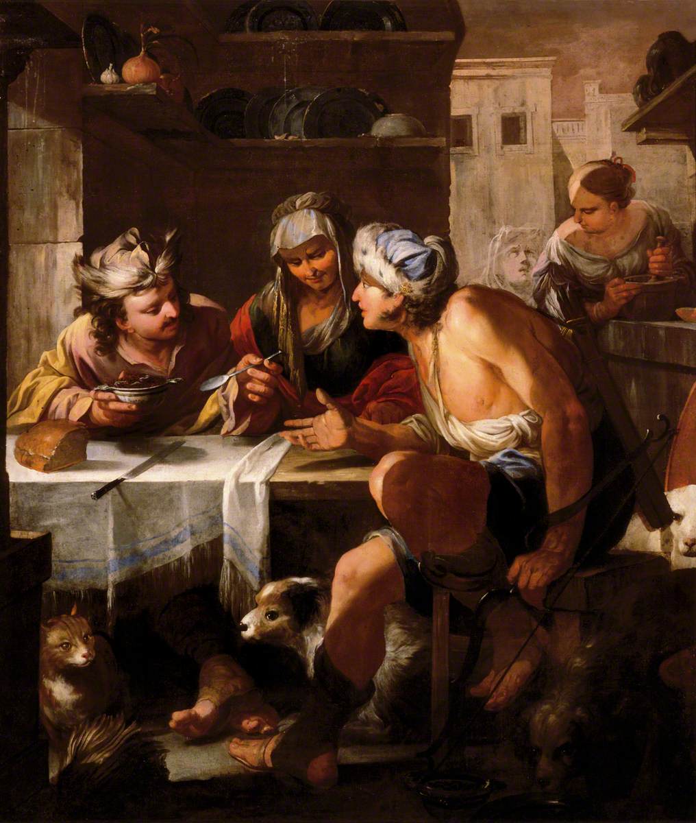 Ésaü vend son droit d’aînesse - Luca Giordano - Alpha Reproduction