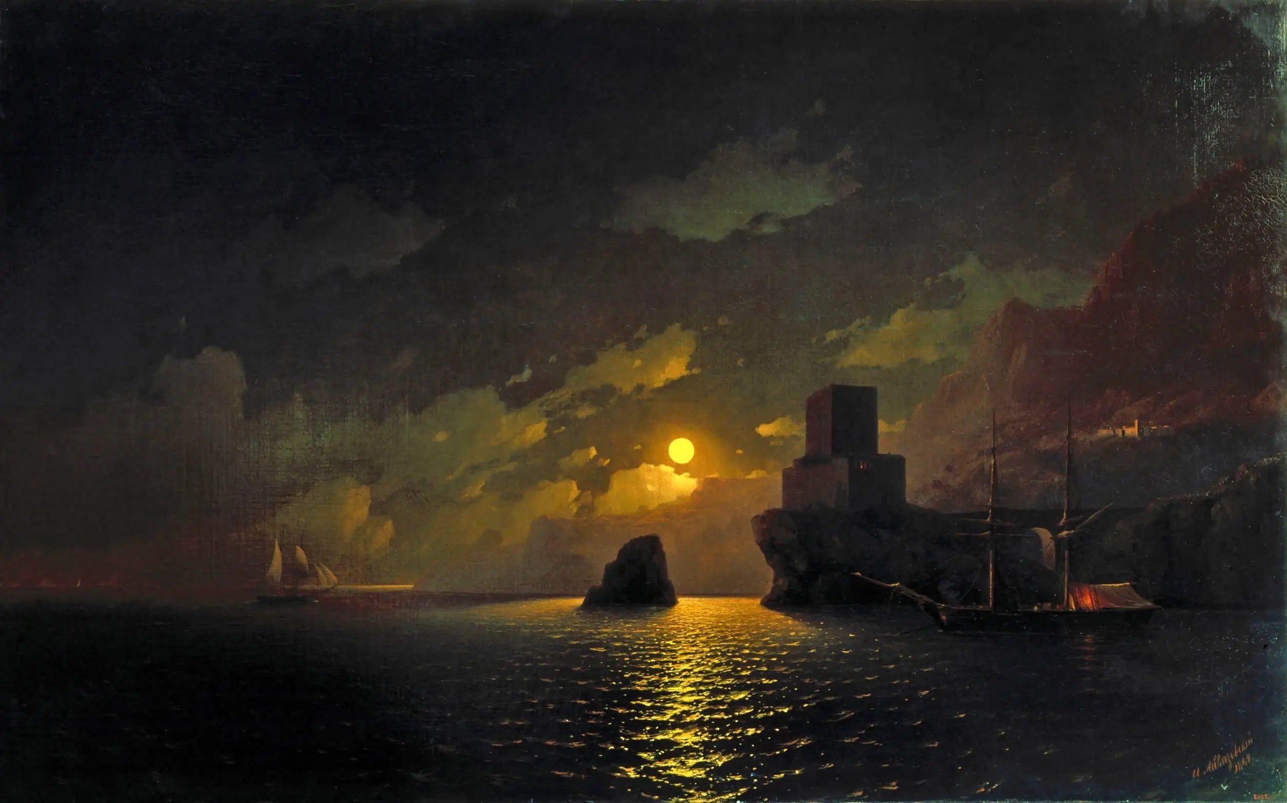 Escadron russe à la rade de Sébastopol - Ivan Aïvazovski - Alpha Reproduction