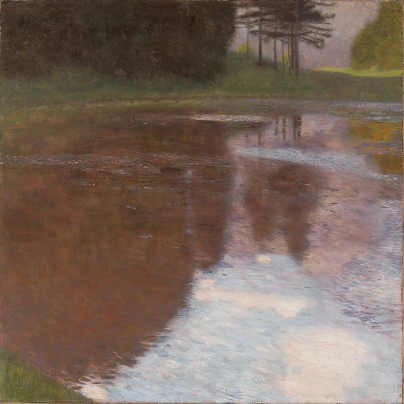 静かな池 - Gustav Klimt