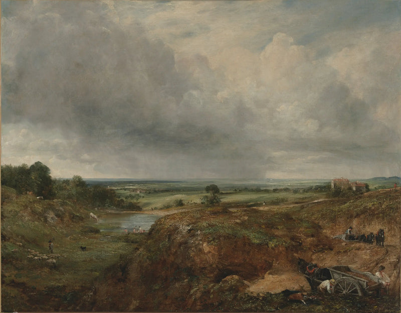 ブランチヒルの池、ハムステッド・ヒース（1824年） - ジョン・コンスタブル

Source:
Étang de Branch Hill, Hampstead Heath (1824) - John Constable