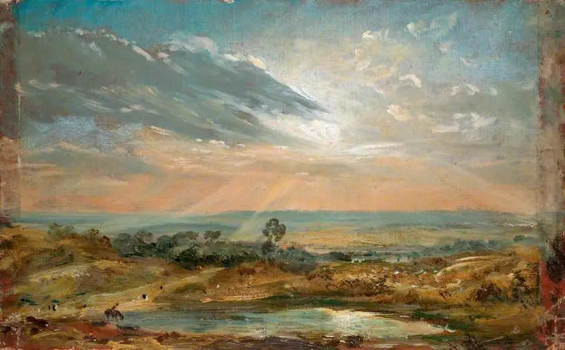 Étang de Branch Hill, Hampstead - John Constable image 1 tableau peint à l’huile sur toile