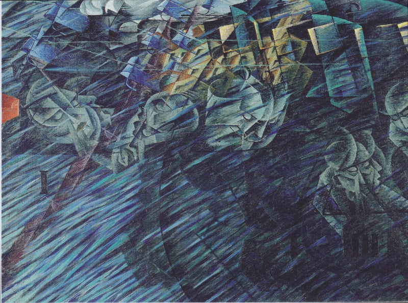 心の状態II：去る者たち - ウンベルト・ボッチョーニ

Source:
États d'âme II : Ceux qui partent - Umberto Boccioni