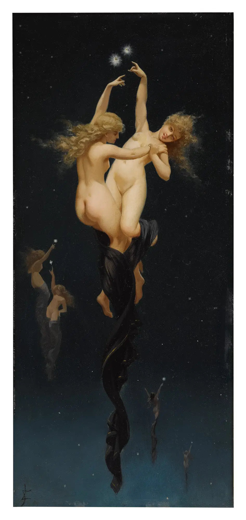 Étoiles jumelles - Luis Ricardo Falero - Alpha Reproduction