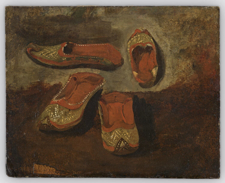 Étude de babouches - Eugène Delacroix