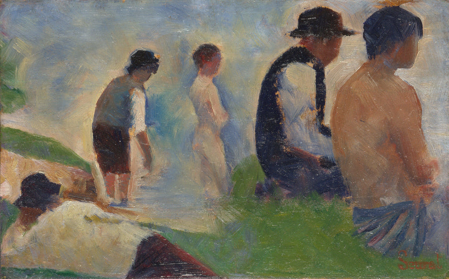 Etude pour "Les Baigneurs à Asnières" - Georges Seurat