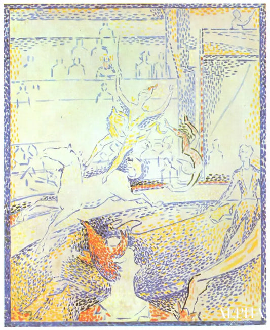 Étude pour "Le Cirque" - Georges Seurat - Reproductions de tableaux et peintures haut de gamme