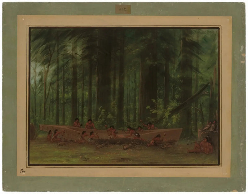 ナヤ族インディアンの小舟の掘削 - ジョージ・キャトリン

Source:
Excavation d'un canot - Indiens Nayas - George Catlin