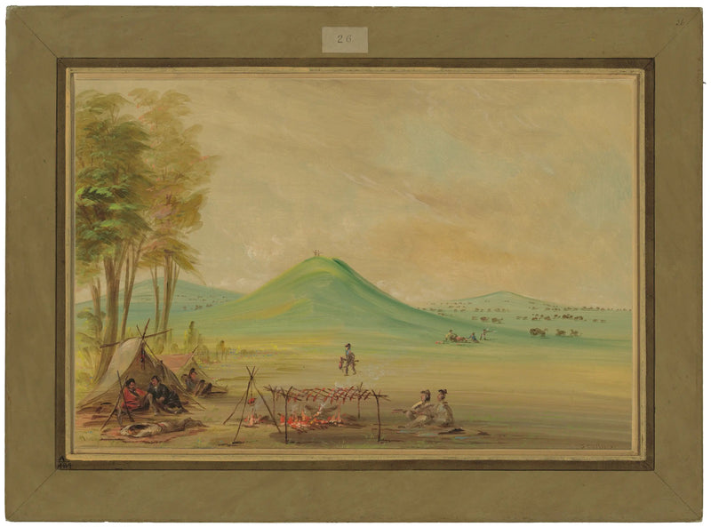 テキサスの草原に展開された遠征。1686年4月 - ジョージ・キャトリン

Source:
Expédition campée dans une prairie du Texas. Avril 1686 - George Catlin
