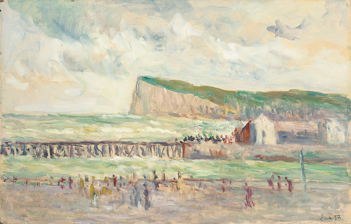 Falaise de mer près du Tréport - Maximilien Luce - Alpha Reproduction