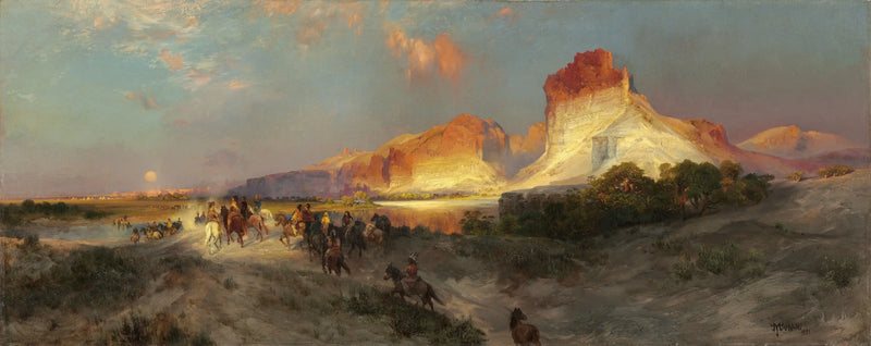 グリーンリバーの崖、ワイオミング - トーマス・モラン

Source:
Falaises de Green River, Wyoming - Thomas Moran