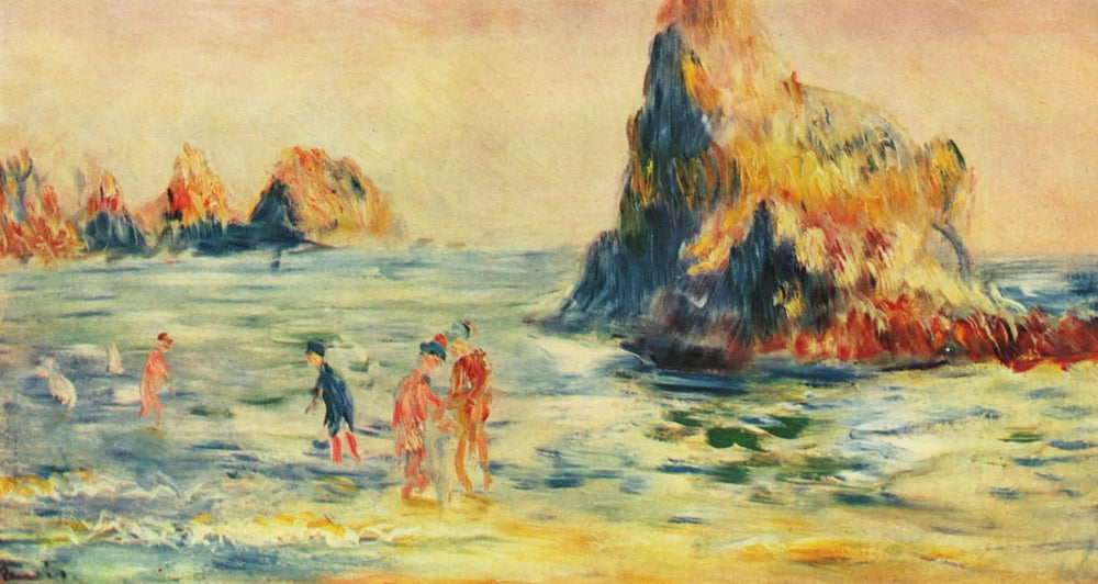 Falaises de Guernesey - Pierre-Auguste Renoir image 1 copie de tableau peinte à la main