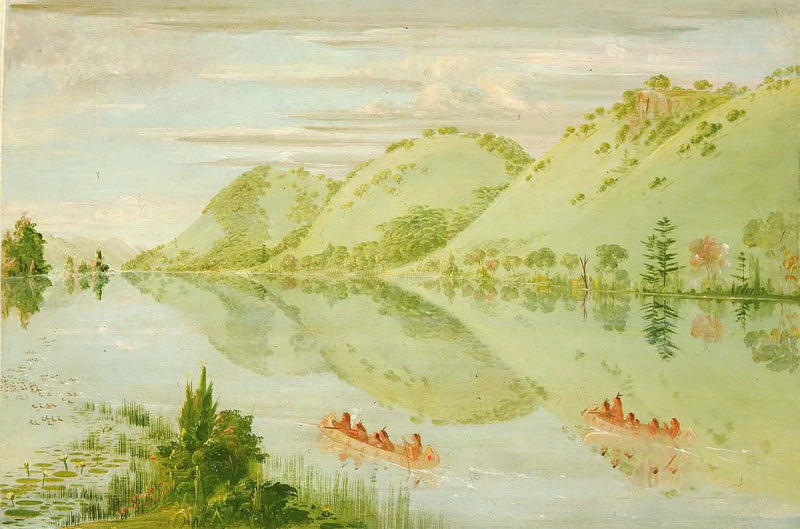 ジョージ・キャトリンによるプリエール・デュ・シェンの崖の風景画のレプリカ

Source:
Falaises pittoresques au-dessus de Prairie du Chien - George Catlin