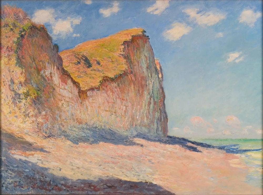Falaises près de Pourville - Claude Monet image 1 reproduction artisanale de tableau