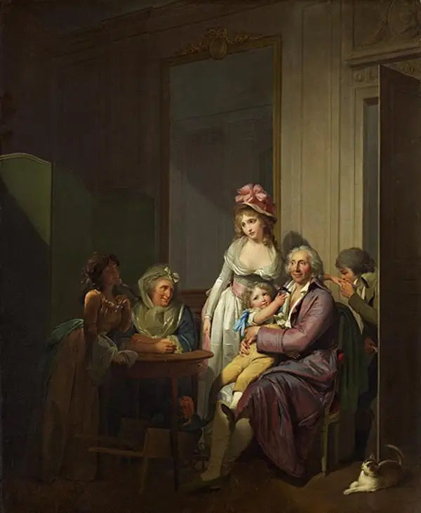 家族が室内にいる風景 - ルイ＝レオポルド・ボイリー

Source:
Famille dans un intérieur - Louis-Léopold Boilly