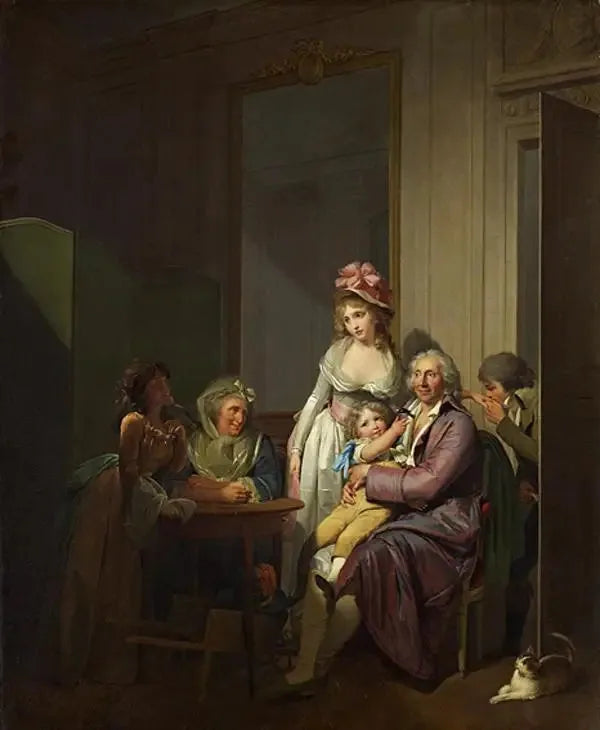 家族が室内にいる風景 - ルイ＝レオポルド・ボイリー

Source:
Famille dans un intérieur - Louis-Léopold Boilly