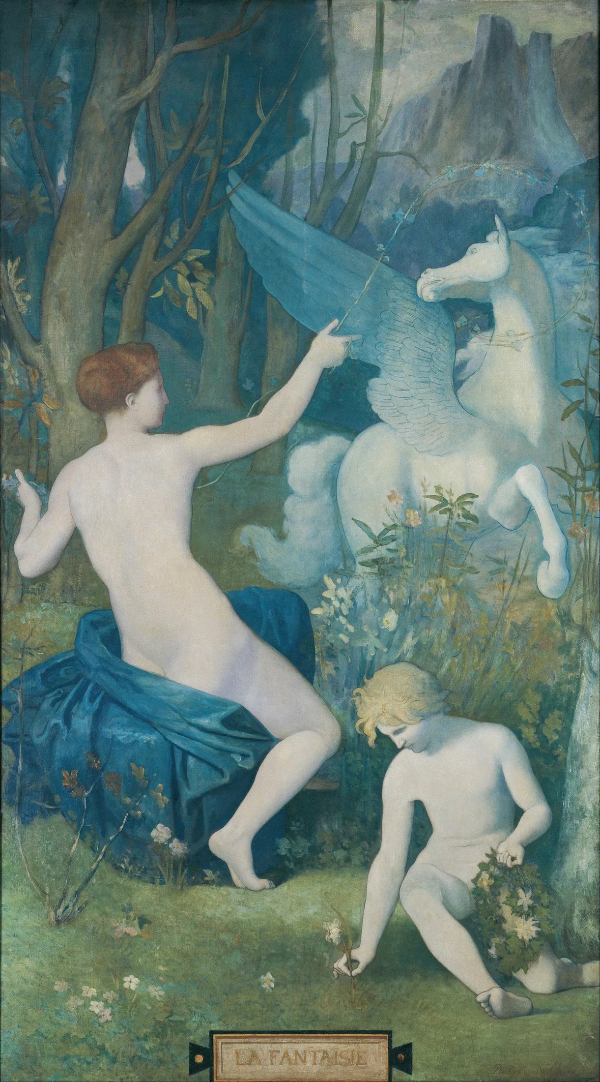 Fantaisie - Pierre Puvis de Chavannes image 1 tableau peint à l’huile sur toile