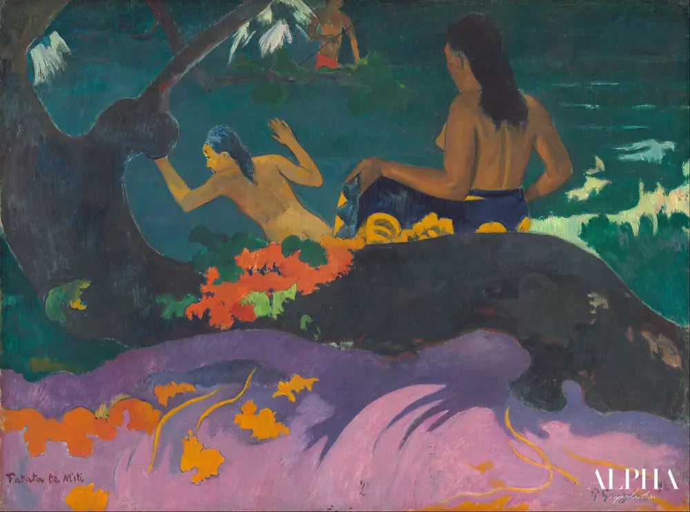 Fatata te Miti - Paul Gauguin - Reproductions de tableaux et peintures haut de gamme