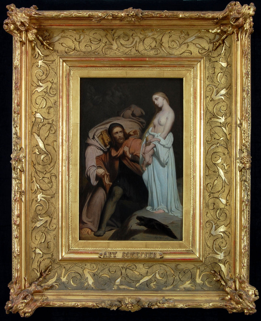 Faust in de Walpurgisnacht - Ary Scheffer image 1 tableau peint à l’huile sur toile