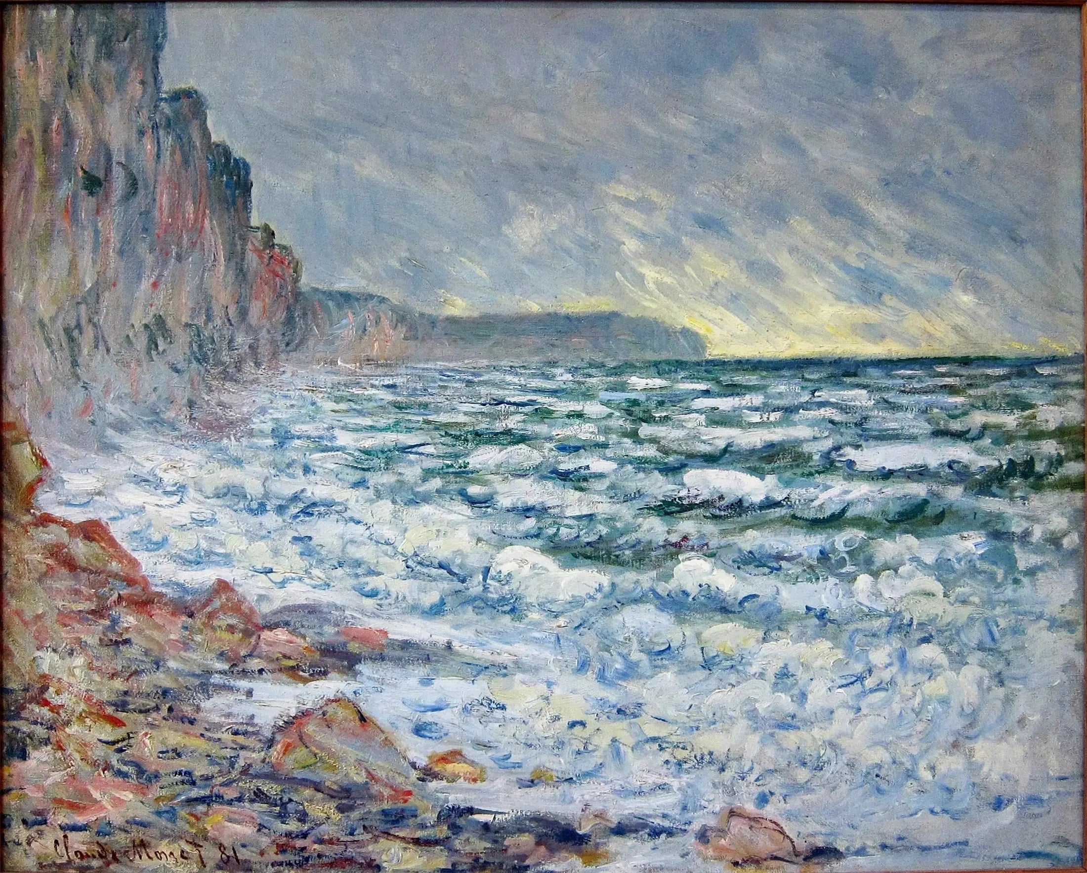Fécamp, bord de mer - Claude Monet image 1 reproduction artisanale de tableau